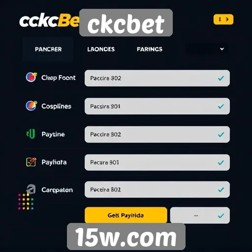 Opções de pagamento disponíveis no ckcbet